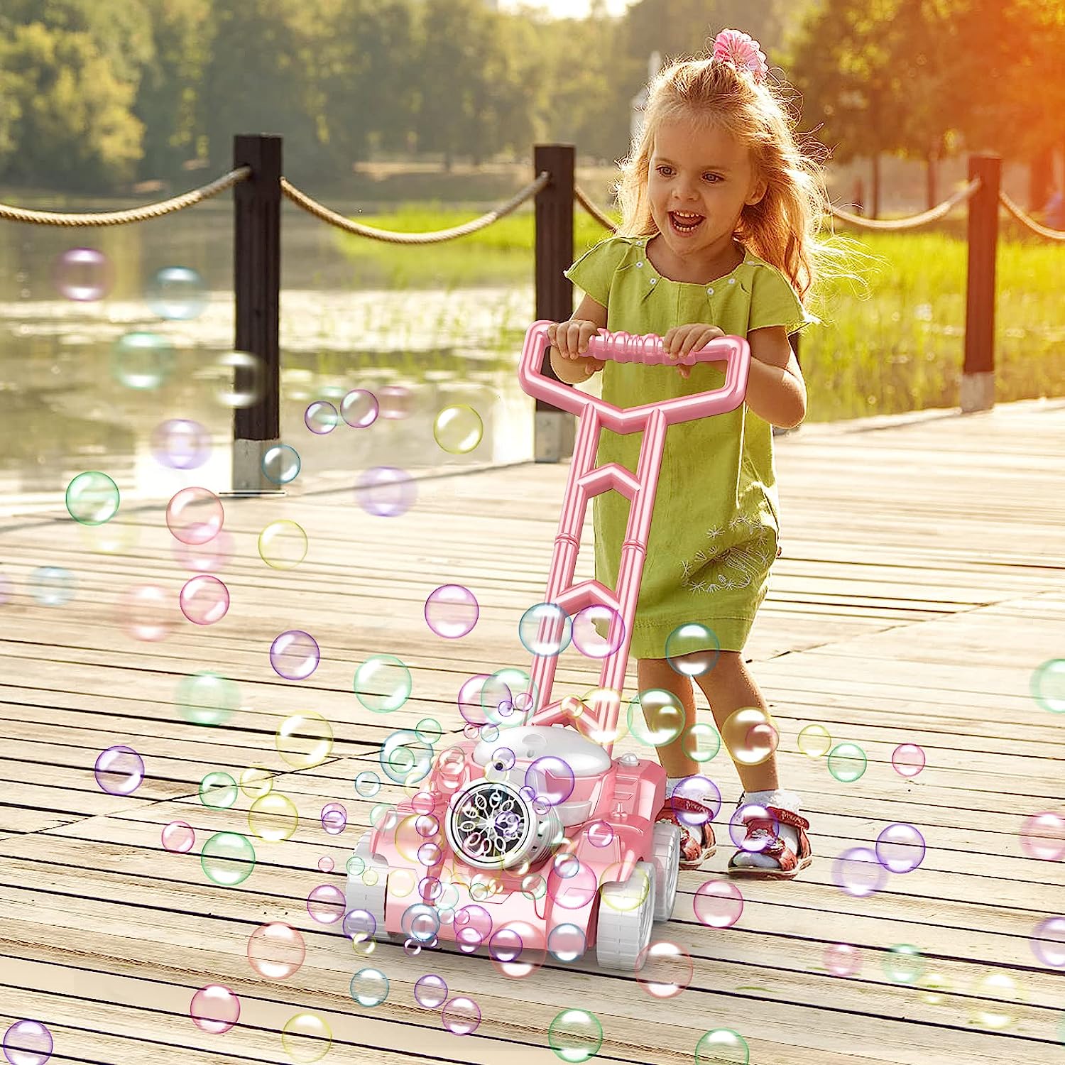 Bubble Machine,Bubble Blower Maker, for Toddlers - Image 2